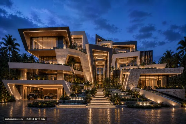 Arsitektur untuk Kabupaten Kapuas. — pandangan arsitektur 2